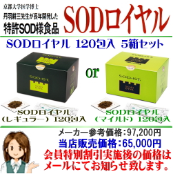 SODロイヤル 120包入　5箱セット　大特価販売中！