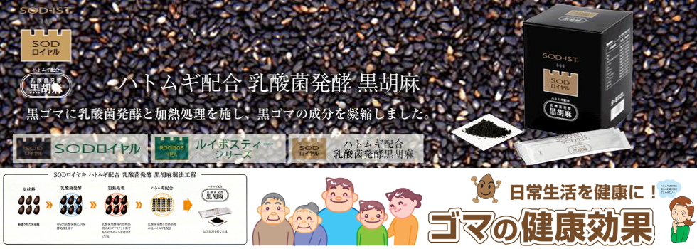 SODロイヤル 黒ゴマ（乳酸菌発酵）60包入　当店販売価格 10,800円