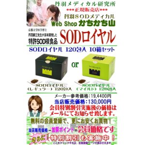 丹羽 SODロイヤル(マイルド)120包入 【2箱以上で地域別送料より800円